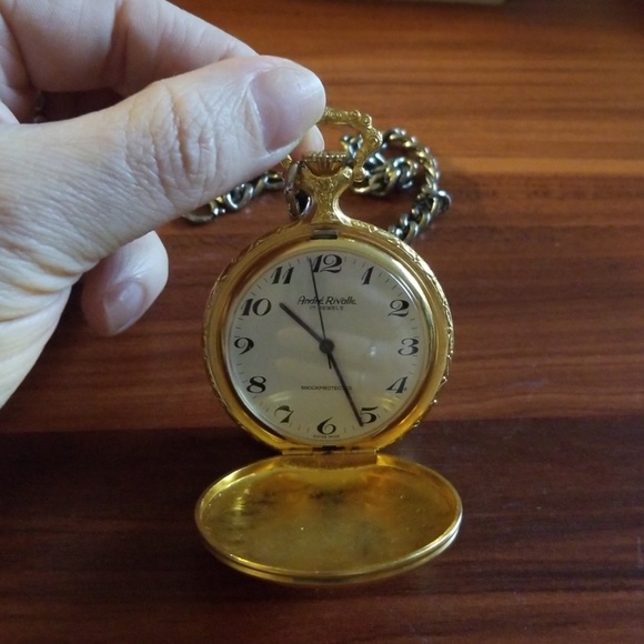 andre rivalle 17 jewels pocket watch